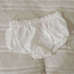 Ruby & Bloom White Cotton Diaper Cover